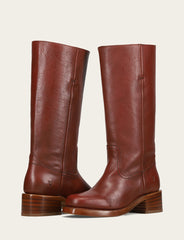 Women's Garnet Campus 14L Wide Calf Boots Garnet