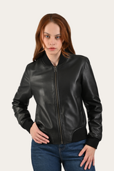 Black Bolton Bomber Jacket Black