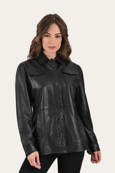 Black Bailor Shirt Jacket Black