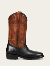 Men's Black Nash Deco Stitch Pull On Boots Black