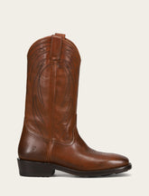 Men's Caramel Nash Deco Stitch Pull On Boots Caramel