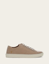 Men's Khaki Astor Cap Toe Low Lace Sneakers Khaki