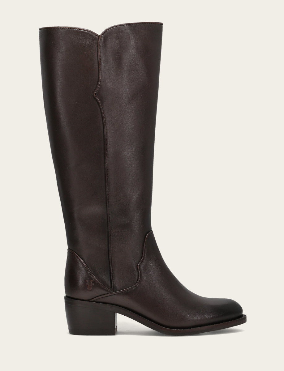 Women's Dark Brown Carson 2 Piping Tall Boot Dark Brown