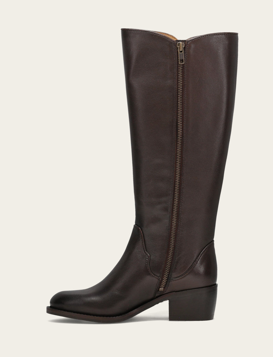 Women's Dark Brown Carson 2 Piping Tall Boot Dark Brown