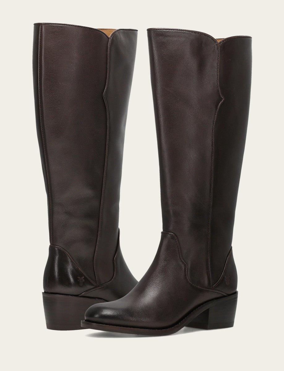 Women's Dark Brown Carson 2 Piping Tall Boot Dark Brown