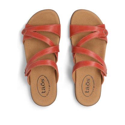 Taos Footwear Double U Lightweight Leather Sandal