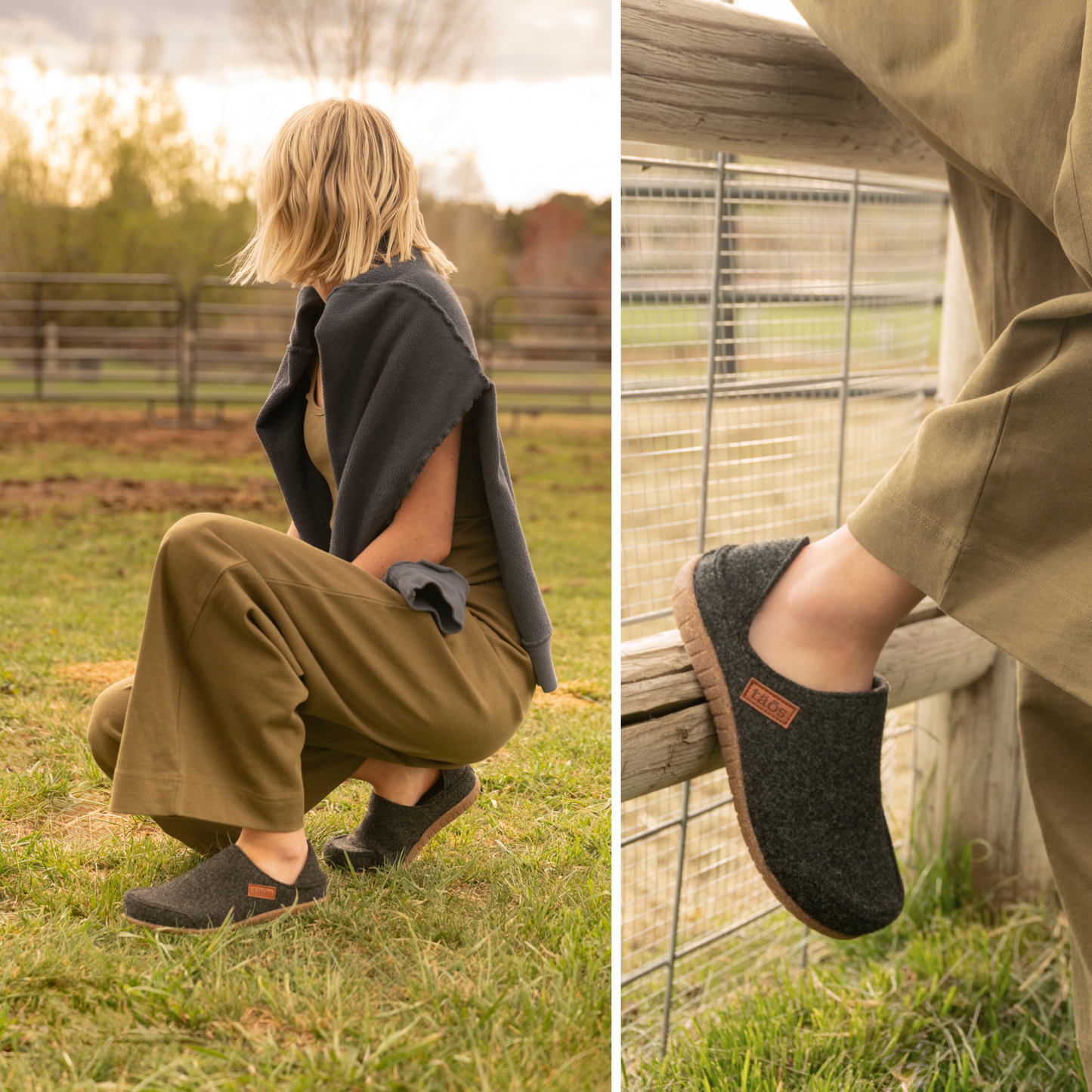 Taos Footwear Unisex Convertawool Clogs